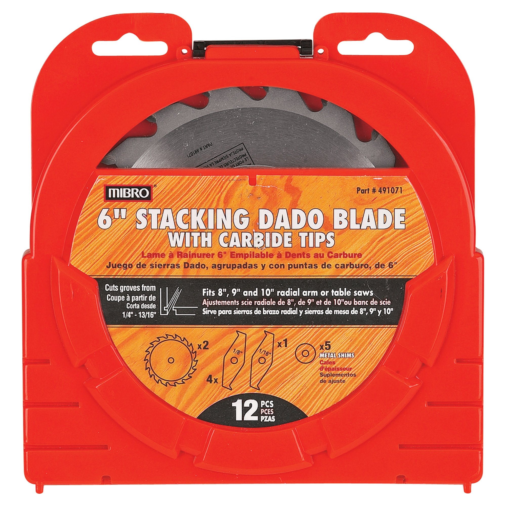 Mibro 6in. Stacking Dado Blade